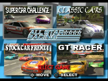 All Star Racing (US) screen shot title